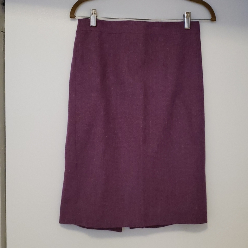 Jcrew wool pencil skirt.